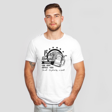 beer removal service white shirt